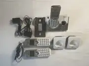 AT&T DL72319 DECT 6.0 3-Handset Cordless Phone w/ Connect to Cell GUC Tested!