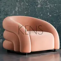 在飛比找樂天市場購物網優惠-【KENS】沙發 沙發椅 輕奢異形愛心沙發北歐簡約小戶型樣板