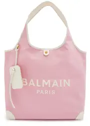 Balmain B-Army Canvas Tote - Pink ONE SIZE