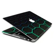 Skin Wrap for MacBook Pro 15 inch Retina Metal Grid Futuristic Panel