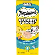 Temptations Creamy Spoons Savoury Salmon And Tempting Tuna Flavour