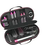 [RLSOCO] Hard Case for Dyson Airwrap Multi- Styler Complete & Complete Long HS05 HS01-Fits for 4pcs Long Barrels or Short Barrels -Black（Case only,Hair Styler is not Included）