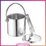 STAINLESS STEEL ICE BUCKET ICE CUBE CONTAINER 2L CHAMPAGNE B