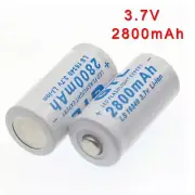 2Pcs 3.7V 2800mAh L Li-ion Battery CR123A Battery Rechargeable Batteries New
