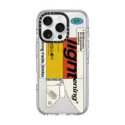 iPhone 16 Pro Clear Case MagSafe Compatible Bleak Lightening