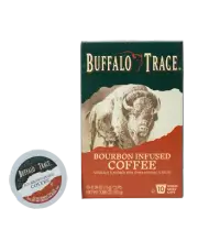 Buffalo Trace Bourbon Flavored medium roast Coffee for Single Serve Coffee Ma...