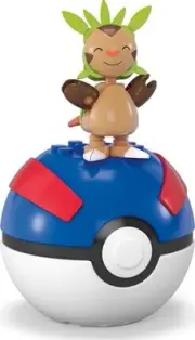 Pokémon Chespin Building Toy Kit Poseable Action Figure 23 Pieces HWR20