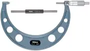 Mitutoyo 103-183 Outside Micrometer, Baked-enamel Finish, Ratchet Stop, 6-7" Ran