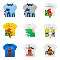 在飛比找蝦皮商城優惠-童裝 純棉男童t恤卡通韓版兒童短袖上衣春季品牌夏季兒童短袖T
