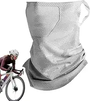 [Generic] UV Cover for Face | Ice Silk Sun Protection Face Cover,Sunscreen Shield Breathable Outdoor Sports Gaiter for Men Women Motorcycle Running Lawn Cycling Hiking Fishing Work Skiing