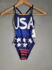ARENA Women's Light Drop Back MaxLife One Piece Swimsuit Size 22