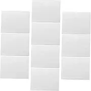 TOGEVAL 10pcs PVC Label Bag Adhesive Pockets for Kitchen Freezer Card Stickers Reusable Storage Bin Holders