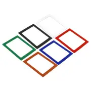 6 Pcs Magnetic Picture Frame PVC Magnets Holds Photo Multicolor 6x8 Inch