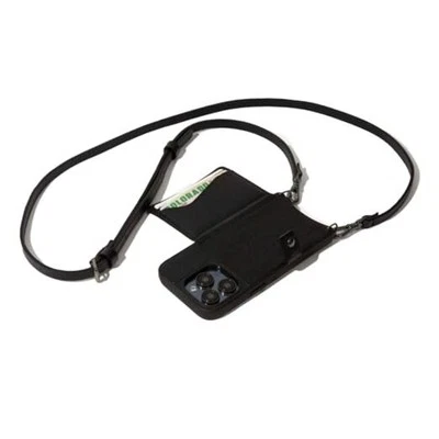 Mila Crossbody Wallet Phone Case [MagSafe iPhone 16 Pro Max Black/Pewter