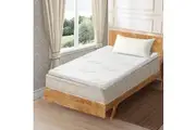 8cm Memory Foam Mattress Topper with Bamboo Cover - Single Size
