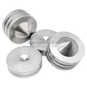 3pcs 49mm 316L Speaker Spike Pad Adjustable Height Stand Damping Isolation Feet