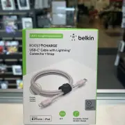 Belkin BOOSTCHARGE USBA Cable to Lightning Connector plus Strap Rose Gold 5 ft