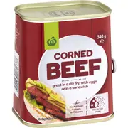 Woolworths Beef Corned 340g
