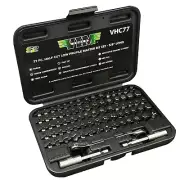 VIM Tools 77-Piece Half Cut Stubby Bit Set VIMVHC77 Brand New!