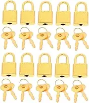 Zerodeko 1 Set Zinc Alloy Tiny Locker Lock Multi Function Padlocks for Cabinets Diaries Stationery Heavy Duty Locker Locking Tools Stylish Finish