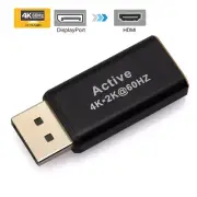 Active DisplayPort to HDMI Adapter Male to Female Gold-Plated 4K @60Hz