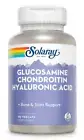 Solaray Glucosamine Chondroitin Hyaluronic Acid - 90 caps