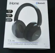 IHome Bluetooth Wireless Headphones TX-78 With Built-in Mic, 40 hrs Play Time