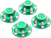 1/6 RC Car Aluminum Wheel Hubs Nut for AXIAL SCX6 WRANG LER 4WD AXI05000T1