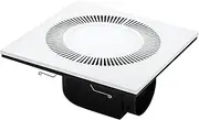 Bathroom Exhaust Fan with LED Light, Square Quiet Ceiling Mount Ventilation Fan Combination for Bathroom/Shower/Restroom/Home/Office(White 300 * 300mm)