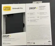 OtterBox Defender Pro Series Case and Holster For iPhone 15 Plus Black