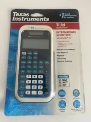 Texas Instruments Ti-34 Multiview Scientific Calculator With Cover New