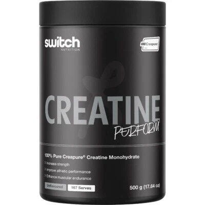 Switch Nutrition Creatine Perform 100% Pure Creapure Creatine Monohydrate 500g