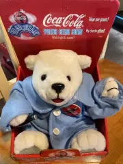 Vintage 1998 COCA-COLA World Polar Bear Cub Works
