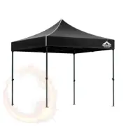 Instahut Gazebo Pop Up Marquee 3x3m Outdoor Tent Folding Wedding Gazebos Black