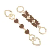 2Pcs Purse Extender Chain Gold Bag Extender Chain Purse Strap Extender Purse