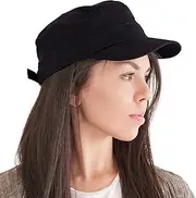 CHARM Cadet Military Army Cap - Mens Summer Cotton Painters Hat
