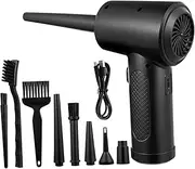 jojofuny Desktop Dust Blower Electric Air Duster for Computer Laptop Camera Cordless Compressed Air Duster Cleaner