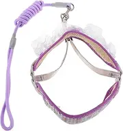 Fashionable Dog Walking Lead Harness Set Pet Leash and Harness for Small Medium Dogs Cat Travel