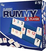 Point Games Rummy Cube 6 Player Edition Set - Classic Family Game, Ages 8+ with More Tiles, Six Racks - Ideal for Kids, Adults & Family Game Night