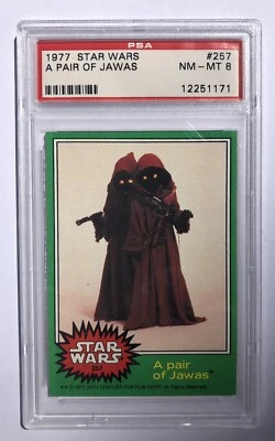 1977 STAR WARS #257 - A PAIR OF JAWAS (PSA 8)