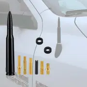 50Cal Caliber Bullet Ammo Aluminum Short Stubby Car Decor Trim Antenna For Truck (for: Ford)