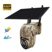 NEW Solar 4G LTE Cellular Wildlife Trail Camera PTZ Security Cam