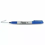 Sharpie Permanent Markers Fine Round Point Pack of 6 Blue