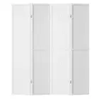Artiss 4 Panel Room Divider Screen Partition Privacy Pegboard Stand Hollow White