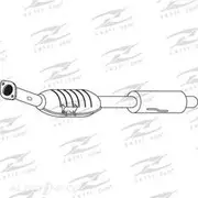 Redback Cat Conv Bolt On to suit Mazda 6 2.3 Cat - C2892