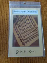Quilt Pattern: "Buttercream Diamonds" by Fig Tree Quilts