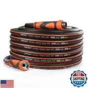 DRINCOSH Garden Hose 5/8 in. x 50 ft, Water Hoses Heavy Duty, No Kink, Flexib