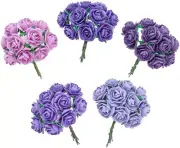 Handmade 50 Pcs Mini Mulberry Paper Roses 18 Mm Mulberry Paper Flowers Scrapbook