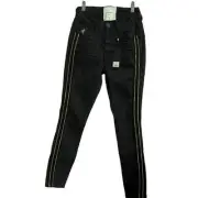 One Teaspoon Jeans Women's 25 Jett Black High Waist Skinny NWT