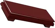 POPETPOP Rectangular Base Wooden Pedestal for Decorative Display Rustic Flower Pot Holder Durable Stand for Plants Vases and Crafts for Home and Office Decor